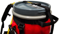 Recreational Barrel Works 30L Red Barrel and Expedition Harness Package